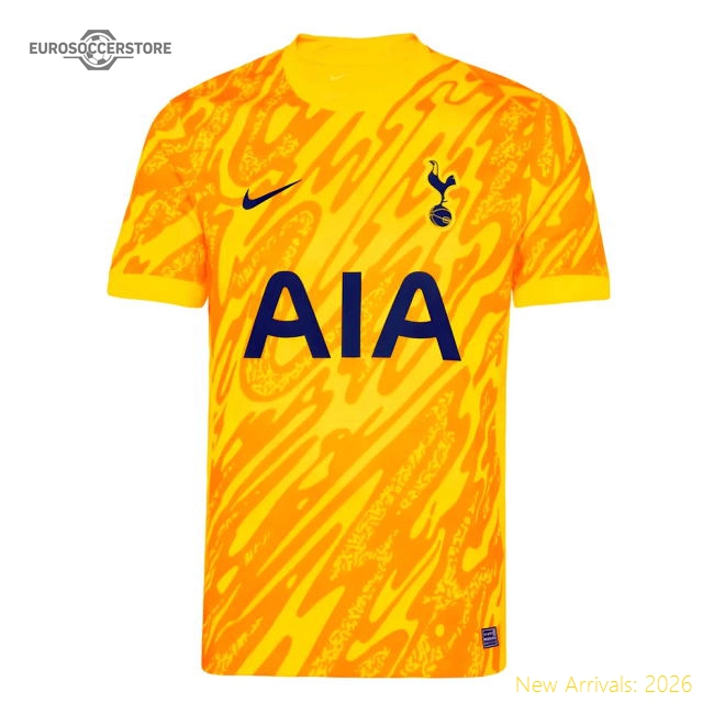 2024-2025 Tottenham Hotspur Goalkeeper Home Shirt (Yellow)-Vantage Point Soccer