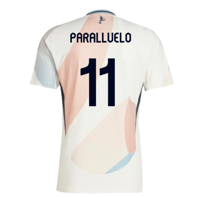 2025-2026 Spain Away Shirt (Unisex) (Paralluelo 11)-Vantage Point Soccer