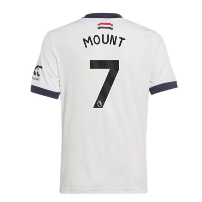 2024-2025 Man Utd Third Shirt (Kids) (Mount 7)-Vantage Point Soccer