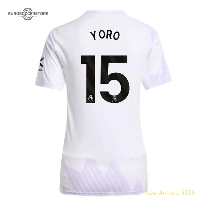 2025-2026 Man Utd Away Shirt (Womens) (Yoro 15)-Vantage Point Soccer
