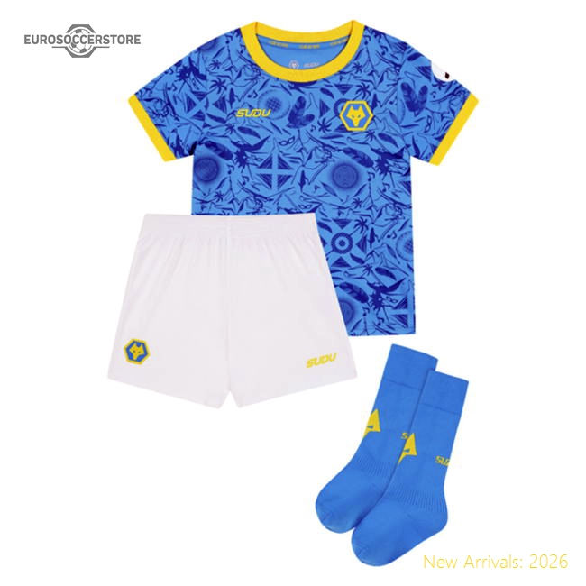 2025-2026 Wolves Third Infant Kit (Pedro Lima 37)-Vantage Point Soccer