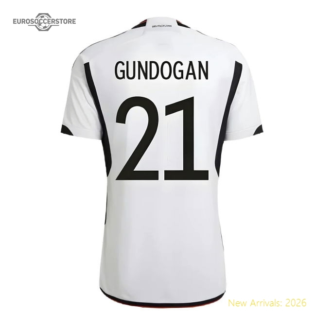 2022-2023 Germany Home Shirt (GUNDOGAN 21)-Vantage Point Soccer