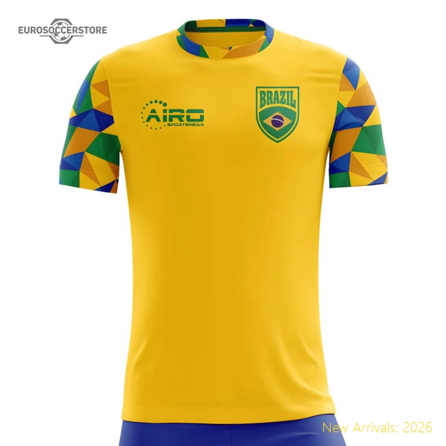2025-2026 Brazil Home Concept Football Shirt - Baby-Vantage Point Soccer