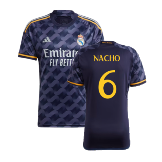 2023-2024 Real Madrid Away Shirt (Nacho 6)-Vantage Point Soccer