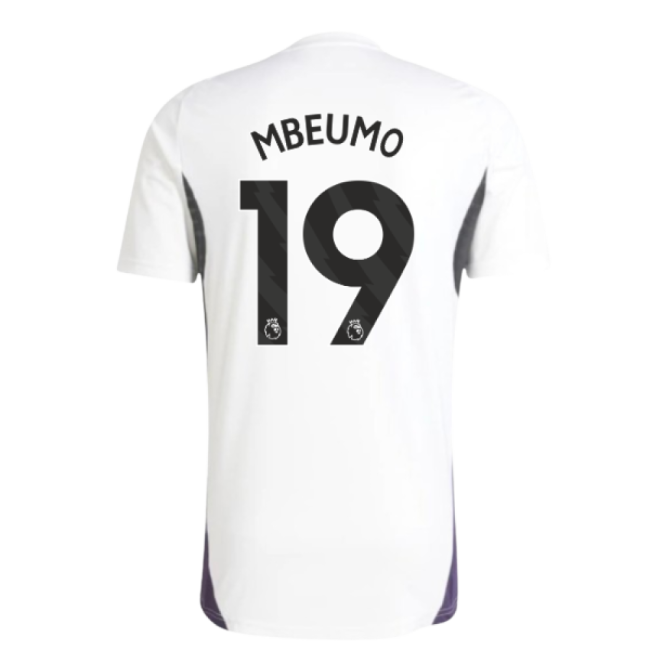 2025-2026 Man Utd Training Jersey (White) (Mbeumo 19)-Vantage Point Soccer