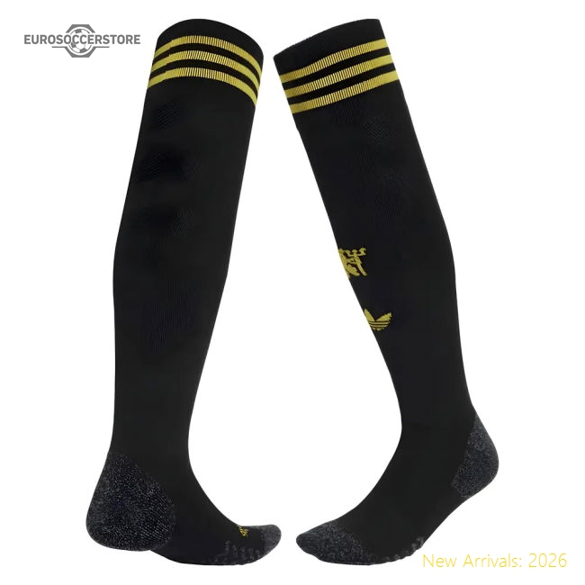 2025-2026 Man Utd Third Socks (Black)-Vantage Point Soccer