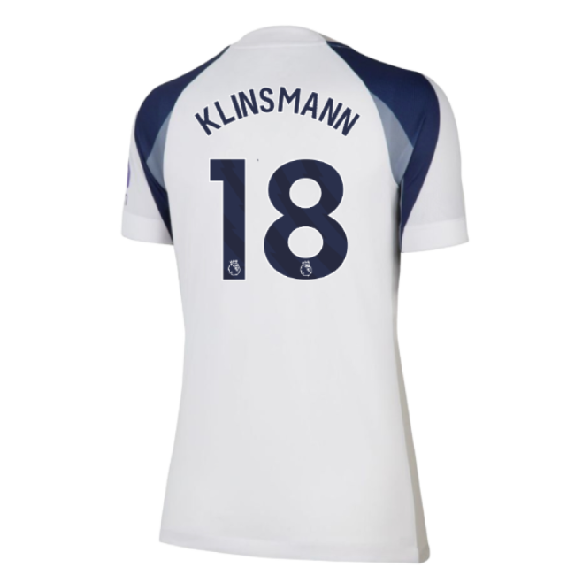2025-2026 Tottenham Home Shirt (Womens) (Klinsmann 18)-Vantage Point Soccer