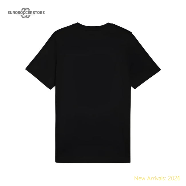 2025-2026 Man City FtblESS Tee (Black) (Gvardiol 24)-Vantage Point Soccer