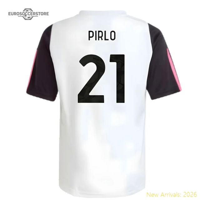 2023-2024 Juventus Training Shirt (White) - Kids (PIRLO 21)-Vantage Point Soccer