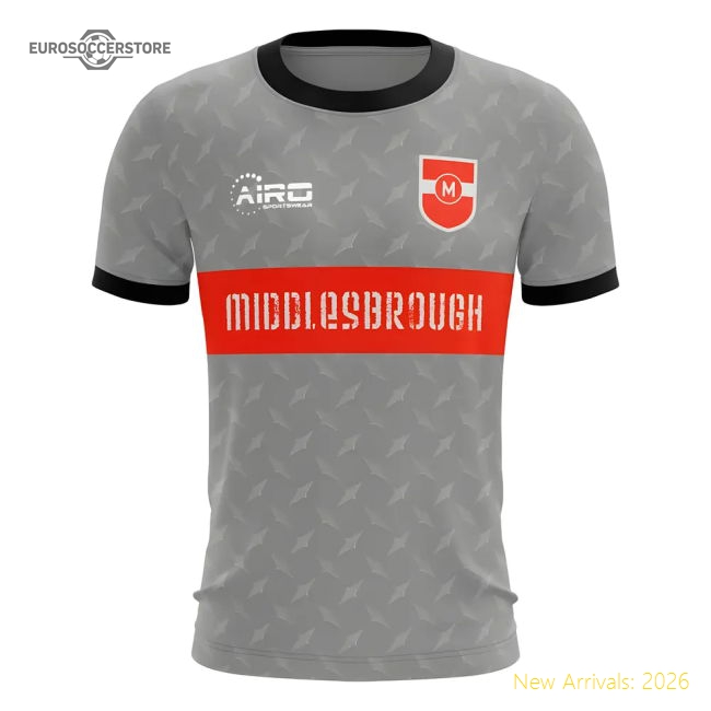 2025-2026 Middlesbrough Away Concept Football Shirt-Vantage Point Soccer