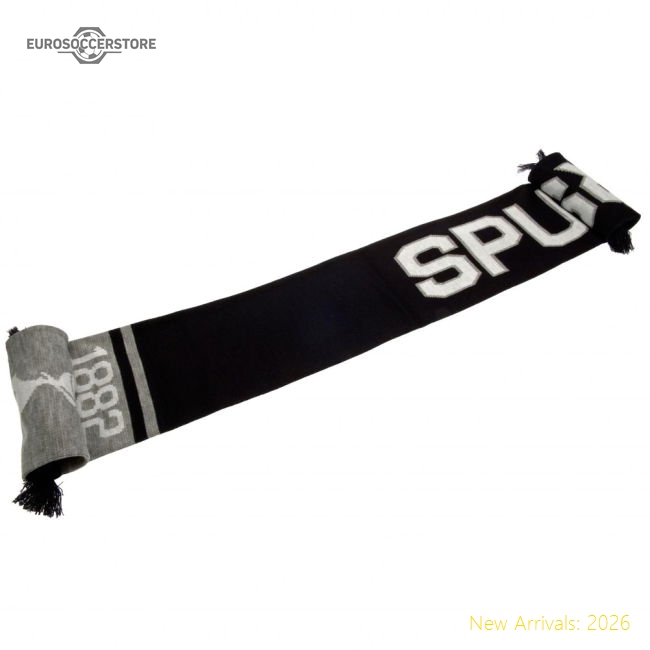 Tottenham Hotspur FC Nero Scarf-Vantage Point Soccer