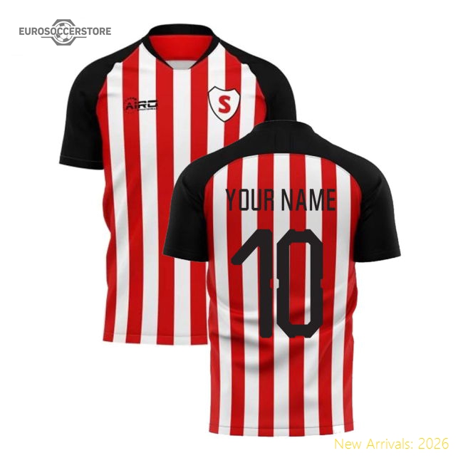 2025-2026 Sunderland Home Concept Football Shirt (Your Name)-Vantage Point Soccer