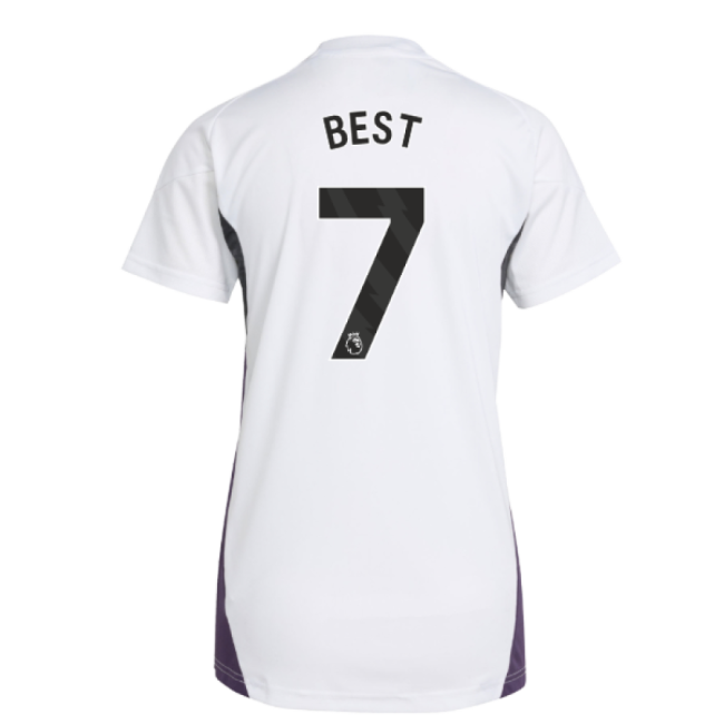 2025-2026 Man Utd Training Jersey (White) - Womens (Best 7)-Vantage Point Soccer
