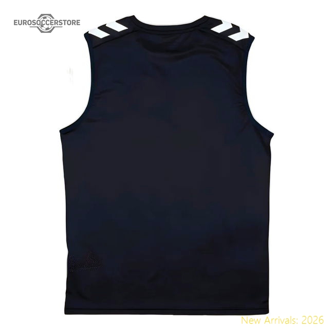2024-2025 Denmark Sleeveless Training Jersey (Marine) (Your Name)-Vantage Point Soccer