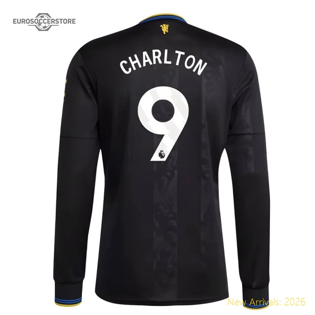 2025-2026 Man Utd Long Sleeve Third Shirt (Charlton 9)-Vantage Point Soccer