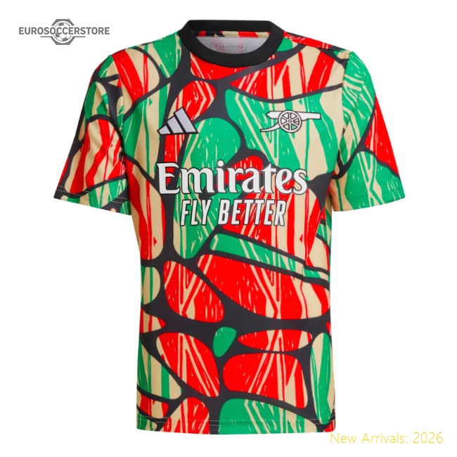2024-2025 Arsenal Pre Match Shirt (Red) - Kids-Vantage Point Soccer