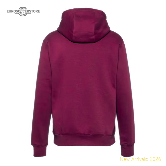 2024-2025 England Football Pullover Hoodie (Rosewood)-Vantage Point Soccer