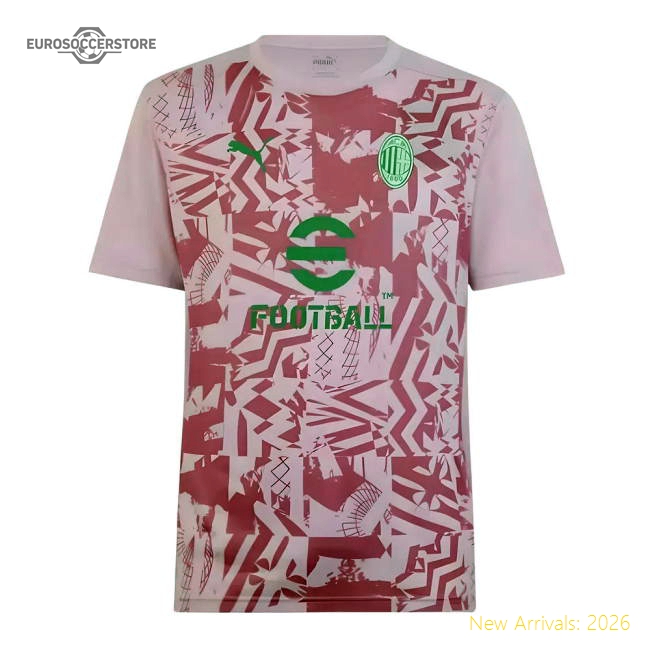 2024-2025 AC Milan Pre-Match Shirt (Grape)-Vantage Point Soccer