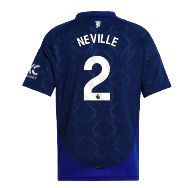 2024-2025 Man Utd Away Shirt (Kids) (Neville 2)-Vantage Point Soccer