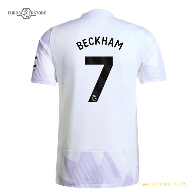 2025-2026 Man Utd Authentic Away Shirt (Beckham 7)-Vantage Point Soccer