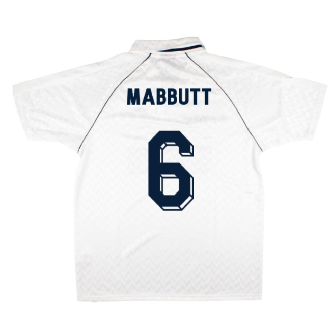 Tottenham 1989 Retro Hummel Home Shirt (Mabbutt 6)-Vantage Point Soccer
