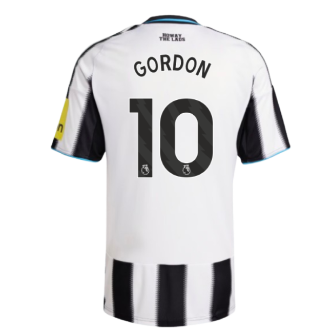 2025-2026 Newcastle Home Shirt (Gordon 10)-Vantage Point Soccer