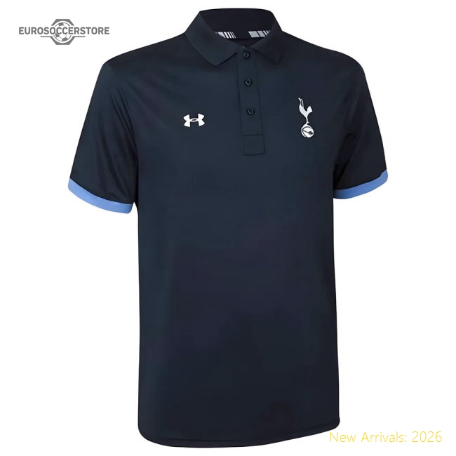 2015-2016 Tottenham Travel Polo Shirt (Navy) - Kids-Vantage Point Soccer