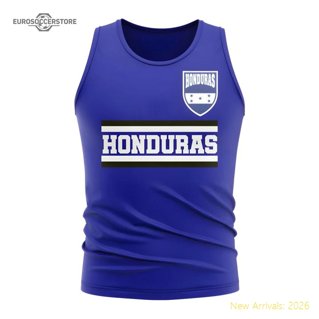 Honduras Core Football Country Sleeveless Tee (Royal)-Vantage Point Soccer