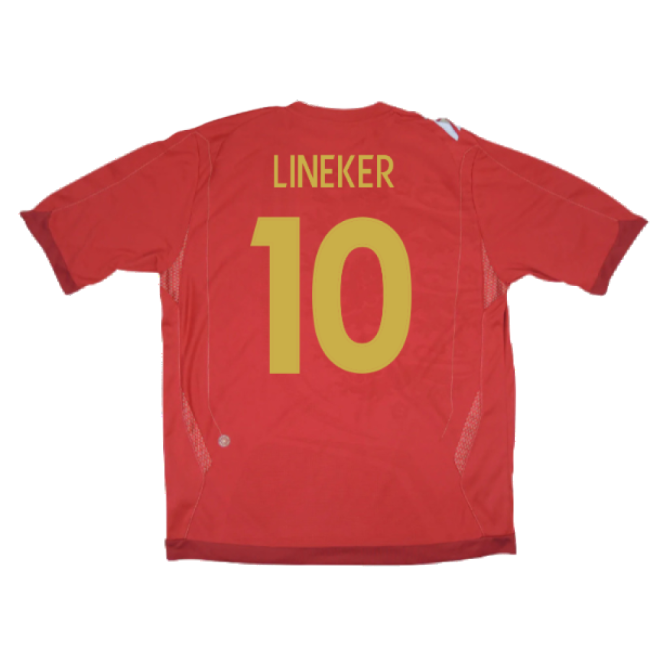 England 2006-08 Away Shirt (S) (Excellent) (LINEKER 10)-Vantage Point Soccer