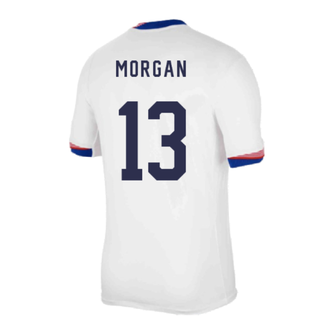 2024-2025 United States USA Home Shirt (Morgan 13)-Vantage Point Soccer