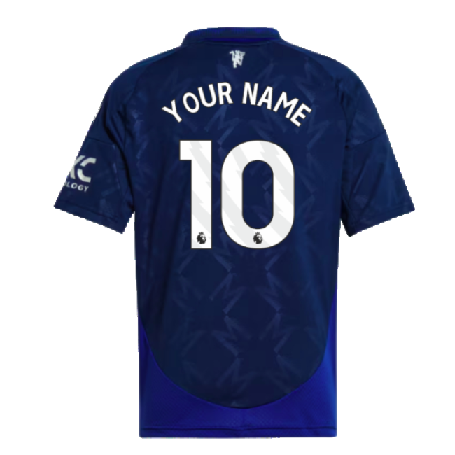 2024-2025 Man Utd Away Shirt (Kids) (Your Name)-Vantage Point Soccer