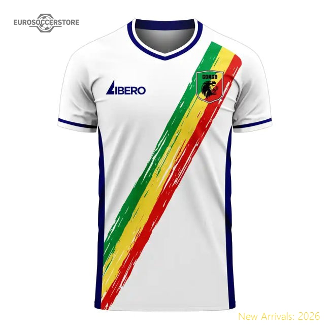 DR Congo 2025-2026 Away Concept Football Kit (Libero) - Baby-Vantage Point Soccer