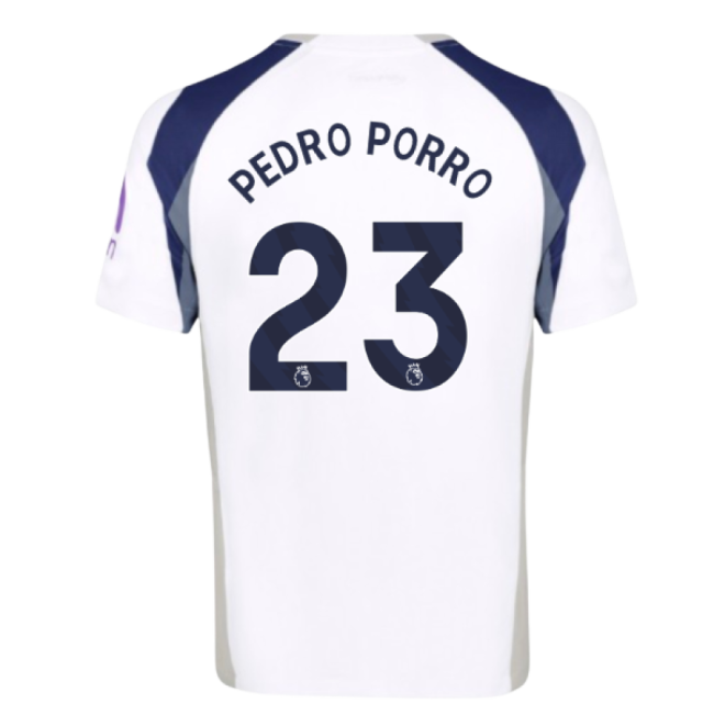 2025-2026 Tottenham Hotspur Home Shirt (Pedro Porro 23)-Vantage Point Soccer