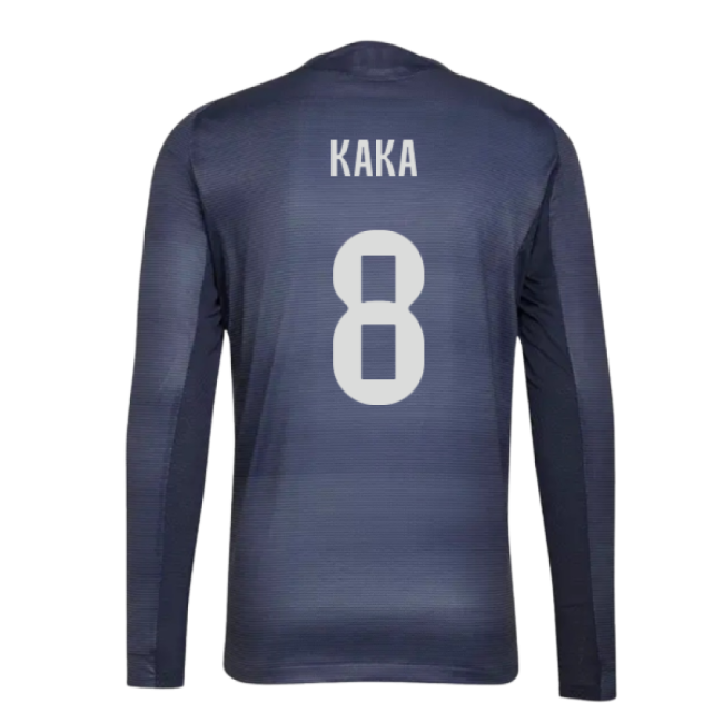 2025-2026 Real Madrid Long Sleeve Away Shirt (Kaka 8)-Vantage Point Soccer