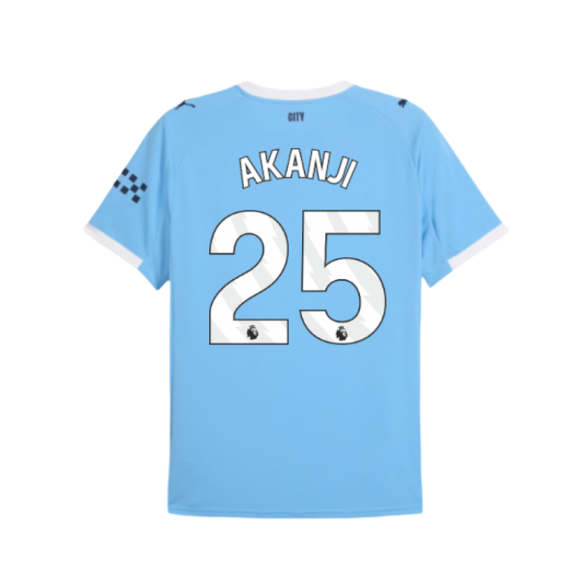 2025-2026 Man City Home Shirt (Akanji 25)-Vantage Point Soccer
