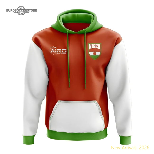 Niger Concept Country Football Hoody (Orange)-Vantage Point Soccer