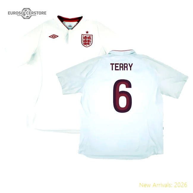England 2012-13 Home Shirt (Good) (Terry 6)-Vantage Point Soccer