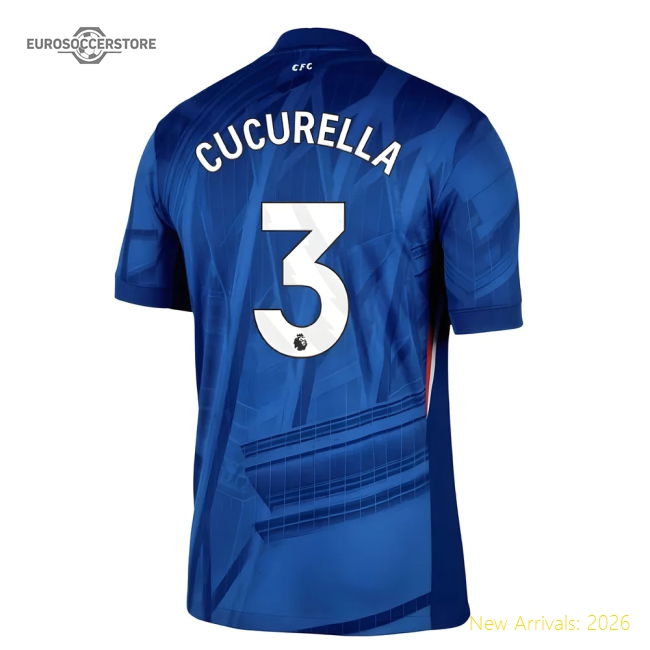 2025-2026 Chelsea Home Shirt (Cucurella 3)-Vantage Point Soccer