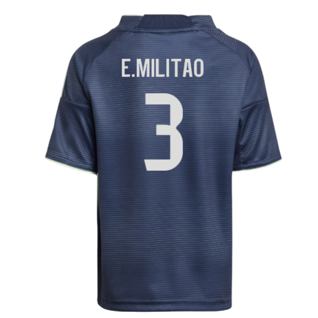 2025-2026 Real Madrid Away Mini Kit (E.Militao 3)-Vantage Point Soccer