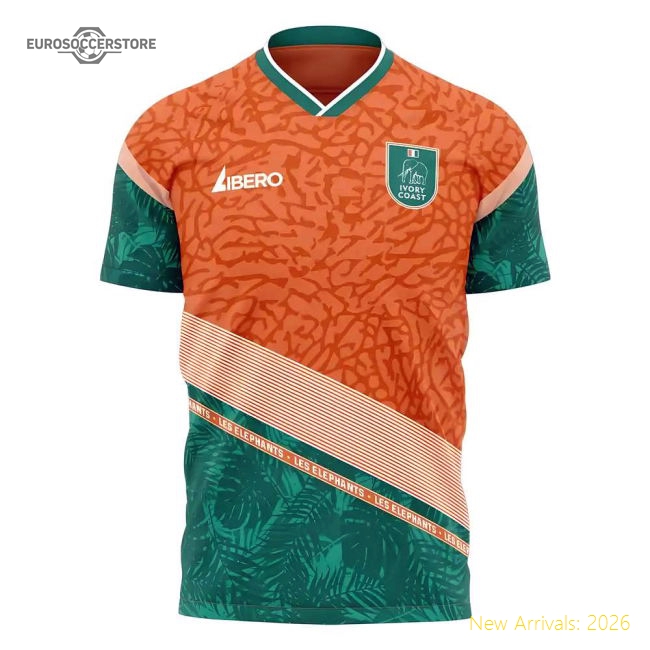 Ivory Coast 2025-2026 Away Concept Football Kit (Libero) (DROGBA 11)-Vantage Point Soccer