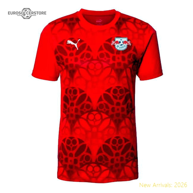 2024-2025 Red Bull Leipzig Pre-Match Shirt (Red)-Vantage Point Soccer