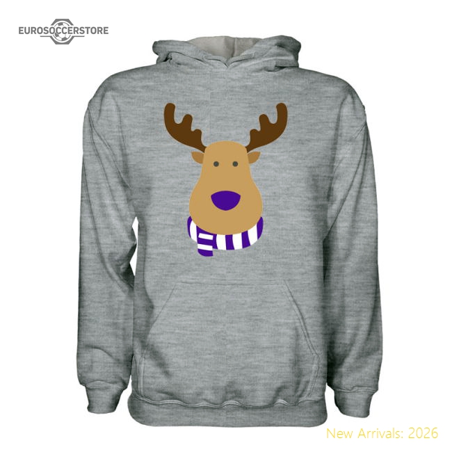 Real Madrid Rudolph Supporters Hoody (grey) - Kids-Vantage Point Soccer
