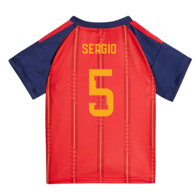 2026-2027 Spain Home Baby Kit (Sergio 5)-Vantage Point Soccer