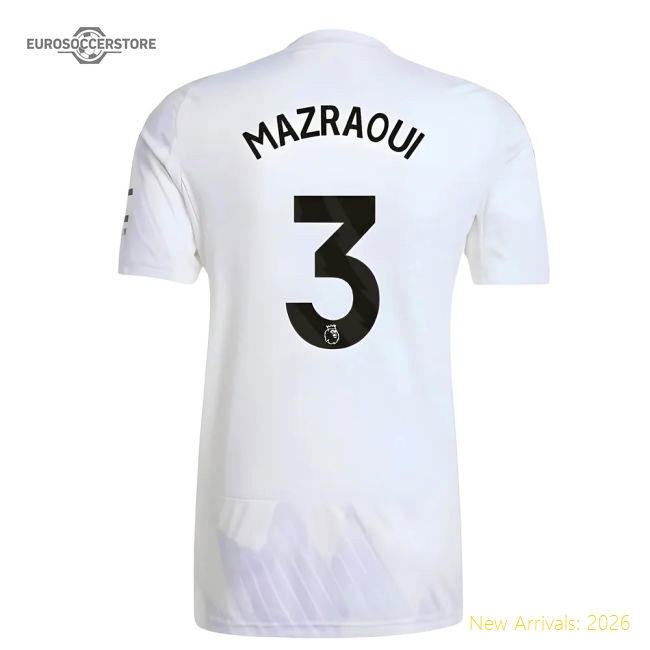 2025-2026 Man Utd Away Shirt (Mazraoui 3)-Vantage Point Soccer
