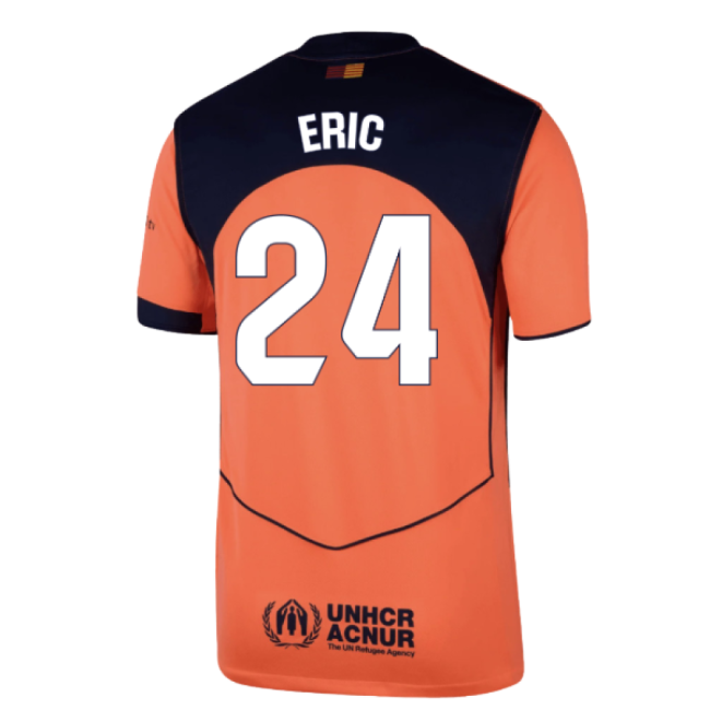 2025-2026 Barcelona Third Shirt (Eric 24)-Vantage Point Soccer