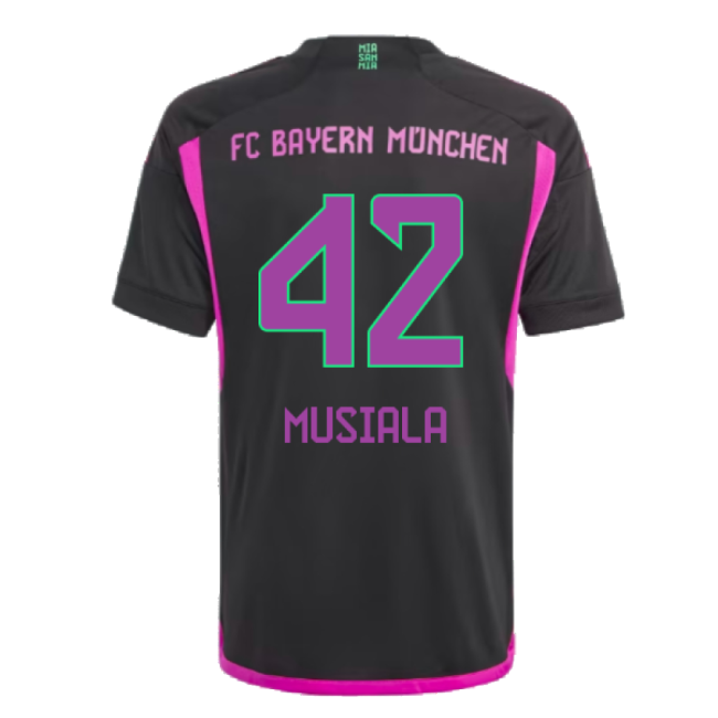 2023-2024 Bayern Munich Away Shirt (Kids) (Musiala 42)-Vantage Point Soccer