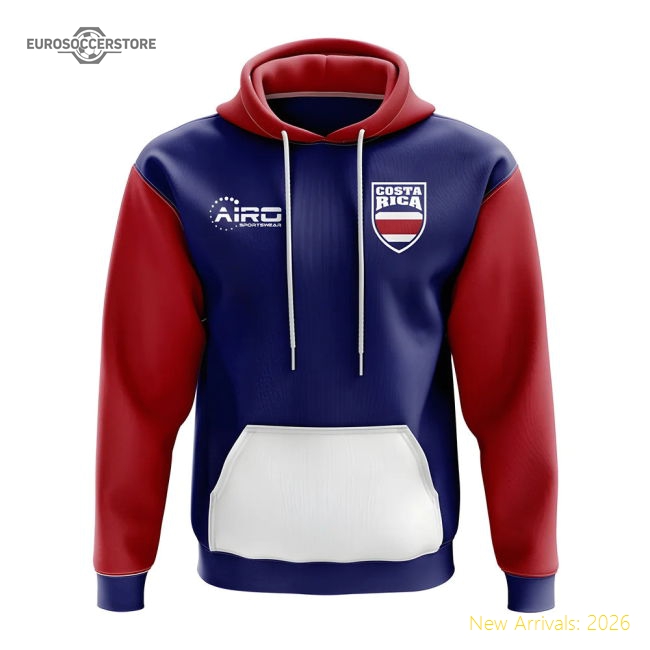 Costa Rica Concept Country Football Hoody (Blue)-Vantage Point Soccer