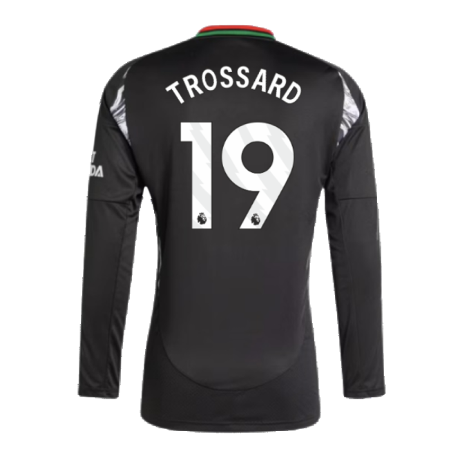 2024-2025 Arsenal Away Long Sleeve Shirt (Trossard 19)-Vantage Point Soccer