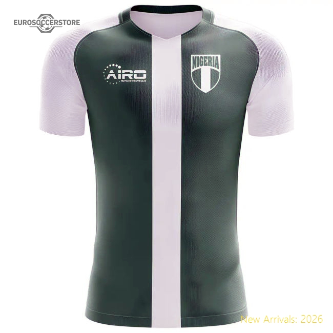 2025-2026 Nigeria Flag Home Concept Football Shirt-Vantage Point Soccer