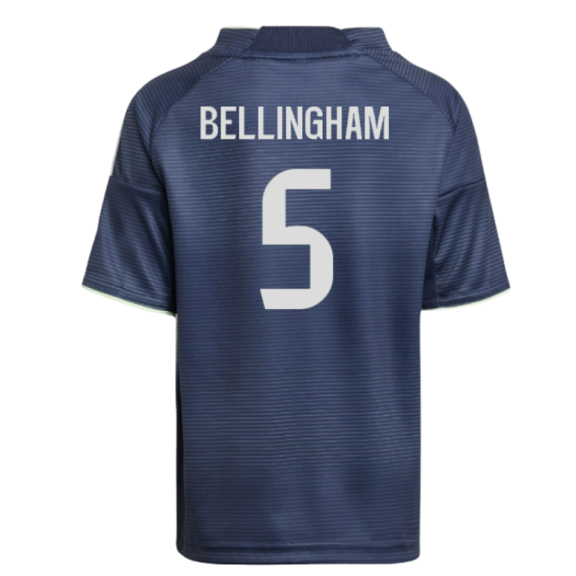 2025-2026 Real Madrid Away Mini Kit (Bellingham 5)-Vantage Point Soccer